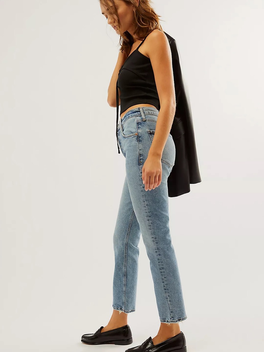 Citizens of Humanity Jolene High-Rise Light Blue Women’s cropped Jeans